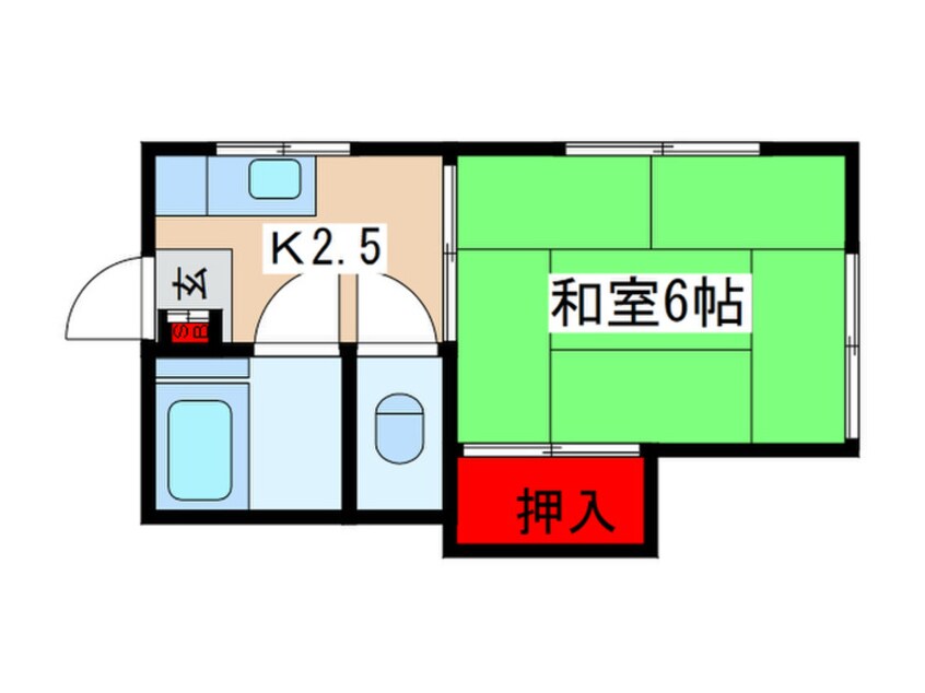 間取図 いろは荘