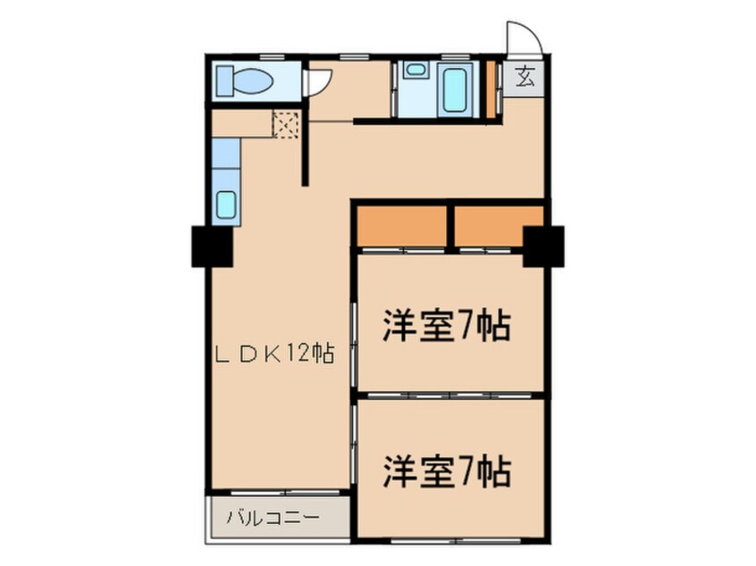 間取図 升本マンション