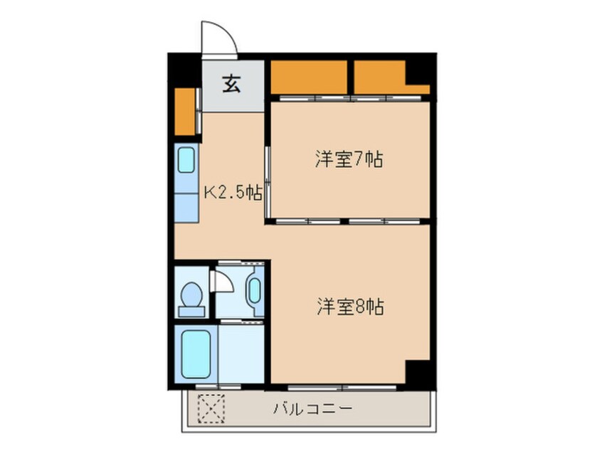 間取図 升本マンション