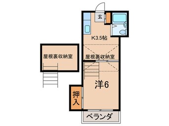 間取図 コ－ポ南加瀬