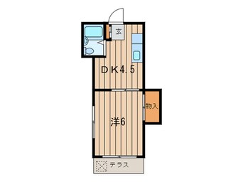 間取図 コ－ポ南加瀬