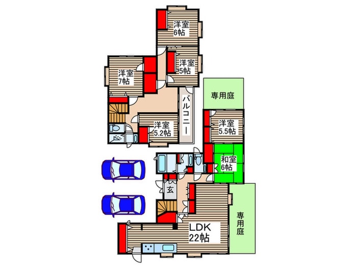 間取り図 旭町2丁目戸建