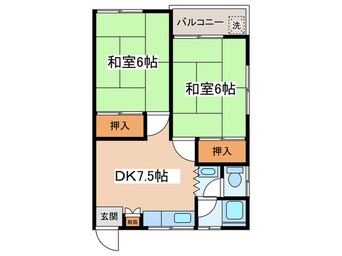 間取図 グリーンハイツ元木