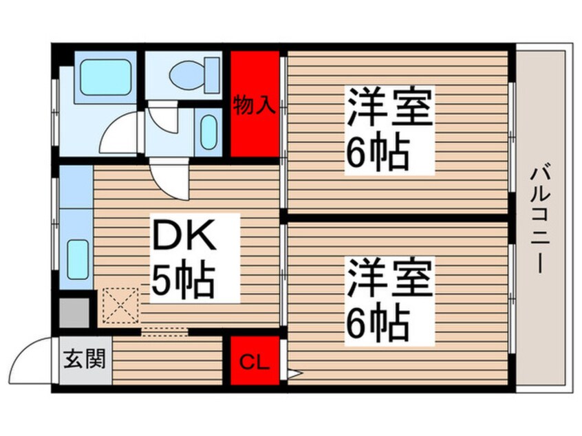 間取図 芝銀座ハイツ