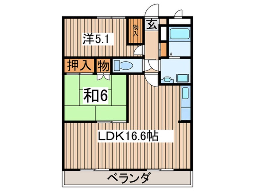 間取図 グレ－スガ－デン