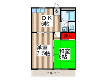 間取図 チャイムハイツ