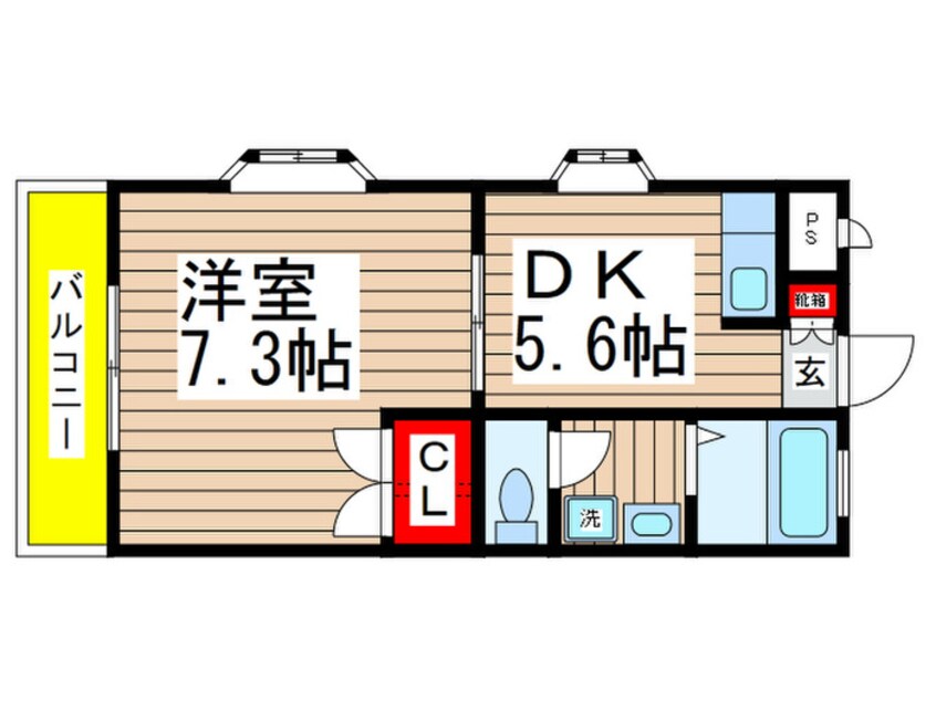 間取図 ラパークガーデン