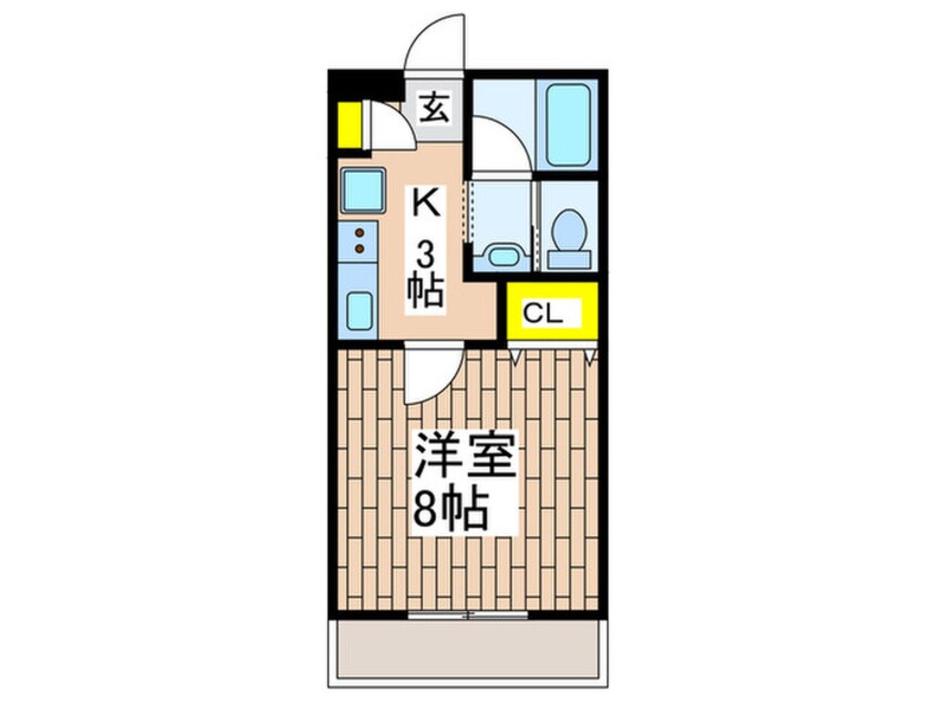 間取図 ヴィララグ－ナ