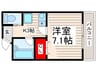Ｆ-Ｃｉｔｙ東葛西 1Kの間取り