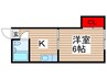 ケイオ－コ－ポ 1Kの間取り