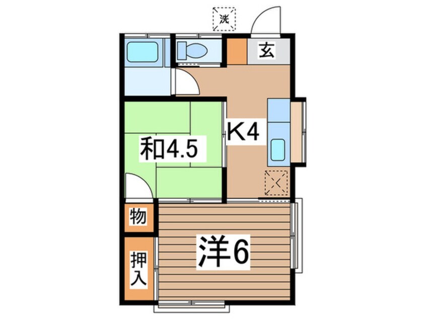 間取図 みのり荘