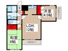 ＣＯＭＩＮＯＳ弐番館 2LDKの間取り