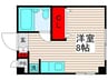 足立TSハウス 1Rの間取り