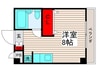 足立TSハウス 1Rの間取り