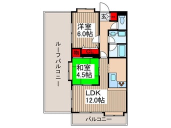 間取図 パレ東浦和