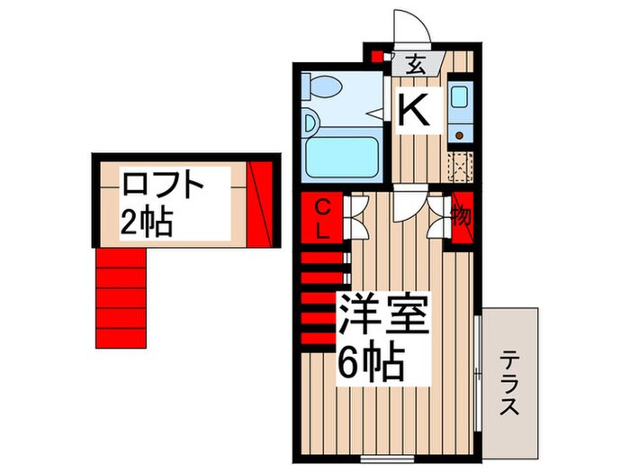 間取り図 ｼﾃｨﾊﾟﾚｽ上尾5(1号室-13号室)