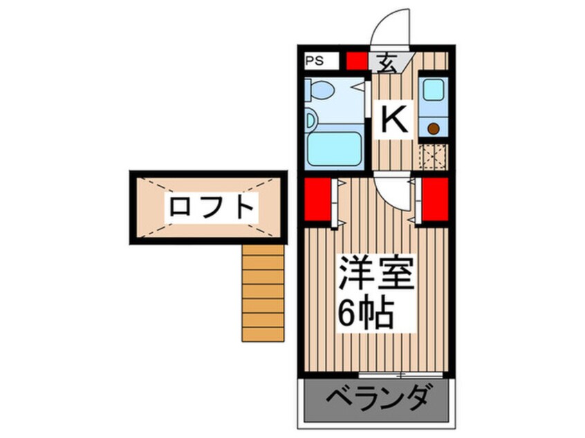 間取図 ｼﾃｨﾊﾟﾚｽ上尾5(1号室-13号室)