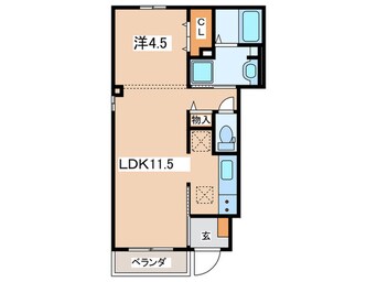 間取図 M・シャルマンジャンD