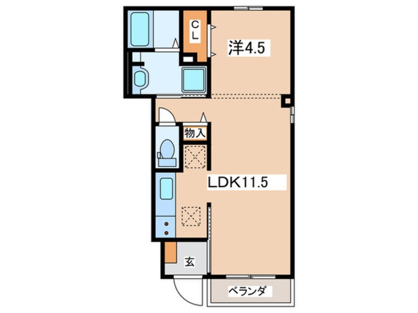 間取図 M・シャルマンジャンD