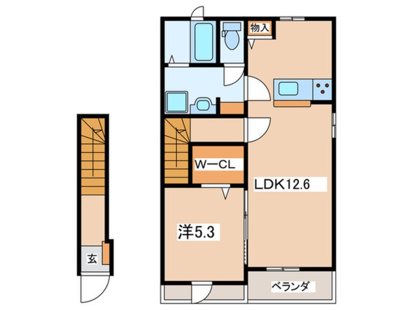 間取図 M・シャルマンジャンD