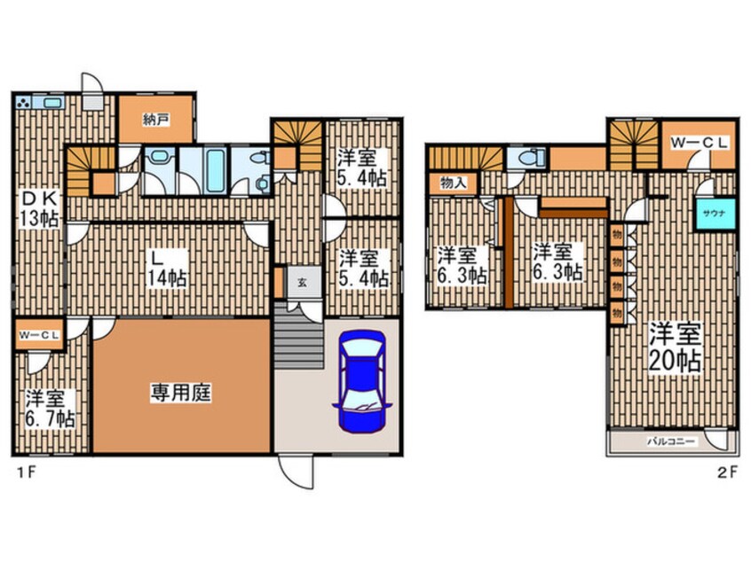 間取図 久が原６丁目戸建