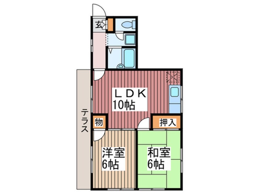 間取図 二粒館