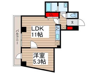 間取図 ドゥーエ上野池之端（201）