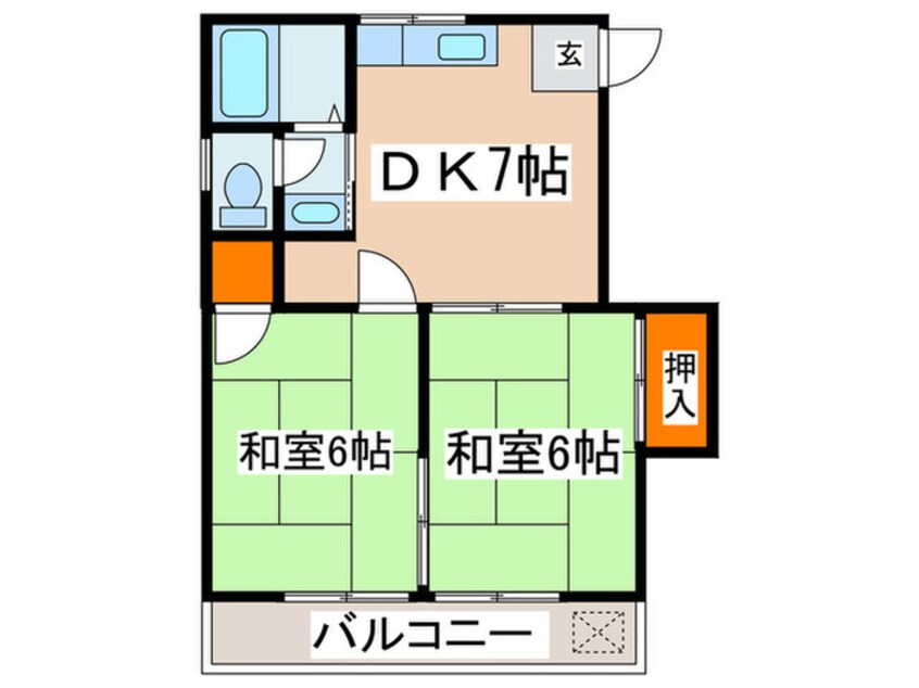 間取図 サン ロ―ゼ