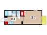 ＫＥＮＳ本千葉 1Kの間取り