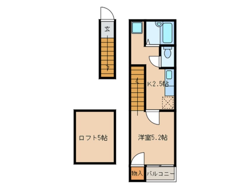 間取図 Green Rise神楽坂