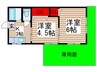 ラ・ルミエール 2Kの間取り