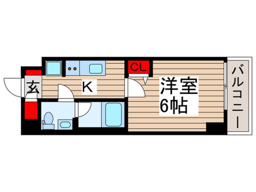 間取図 ｱｰﾊﾞﾝﾊﾟｰｸ行徳ｽﾃｰｼｮﾝﾌﾛﾝﾄ