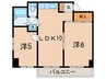 ハクベリ－８６ 2LDKの間取り
