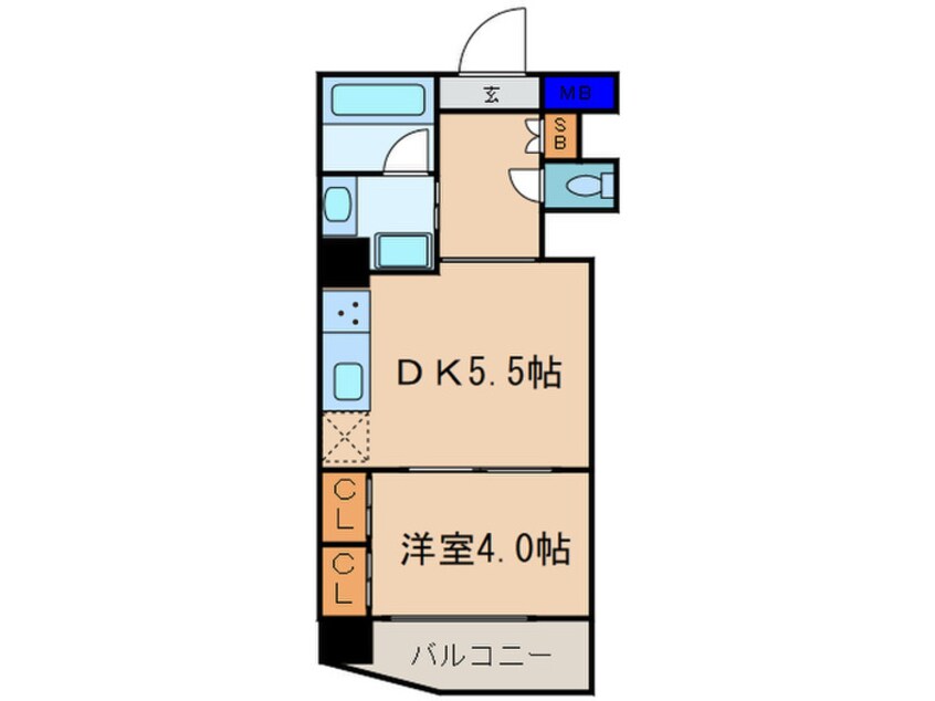 間取図 キングハウス巣鴨