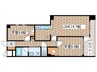 N－flats横浜中田 2LDKの間取り
