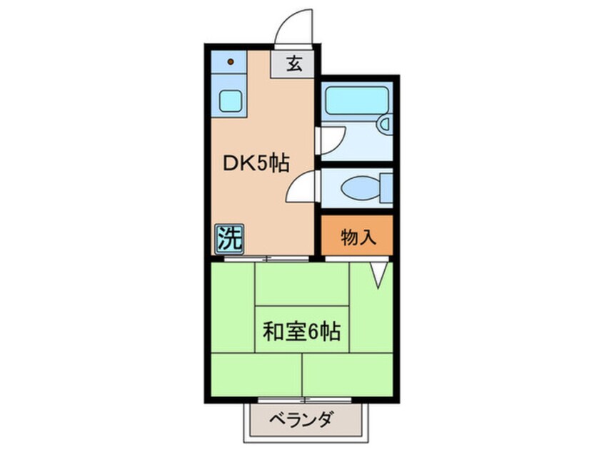 間取図 ジョイント・ファミ－ユＢ(2-2)