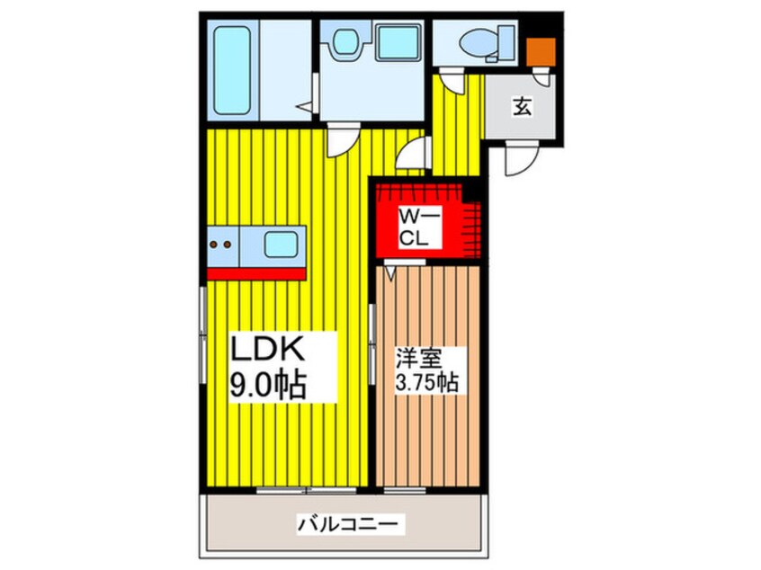 間取図 Ｐｒｉｍｅｒ・Ｃａｍｉｎｏ