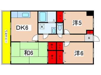 間取図 第９旭マンション