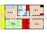 第９旭マンション 3DKの間取り