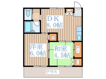 間取図 ドリームビラ高尾