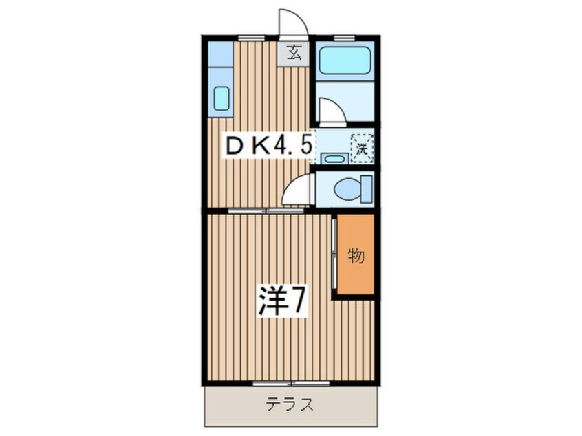 間取図 パインハイツ2