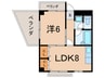 小川ハイツ 1LDKの間取り