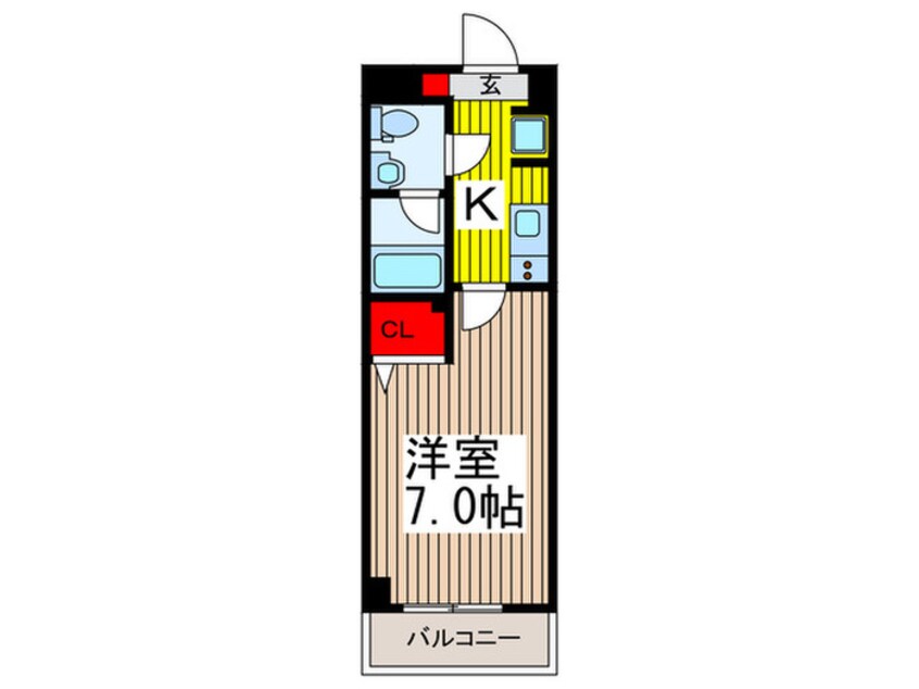 間取図 ＲＥＸＺＹ西川口ＡＺⅢ