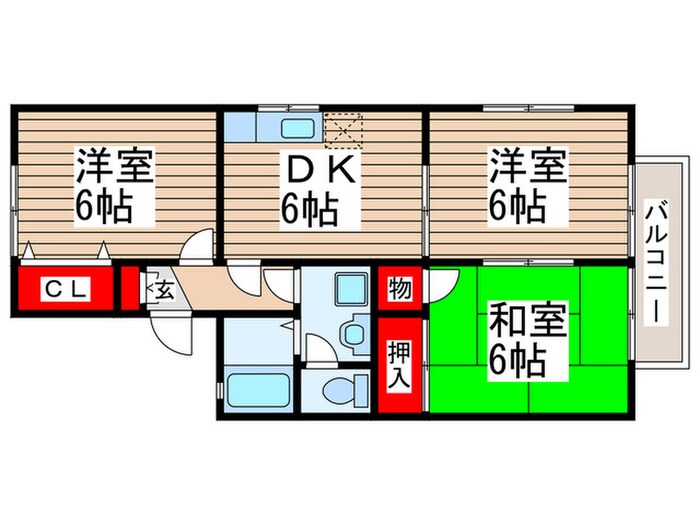 間取り図 セゾンむさし野