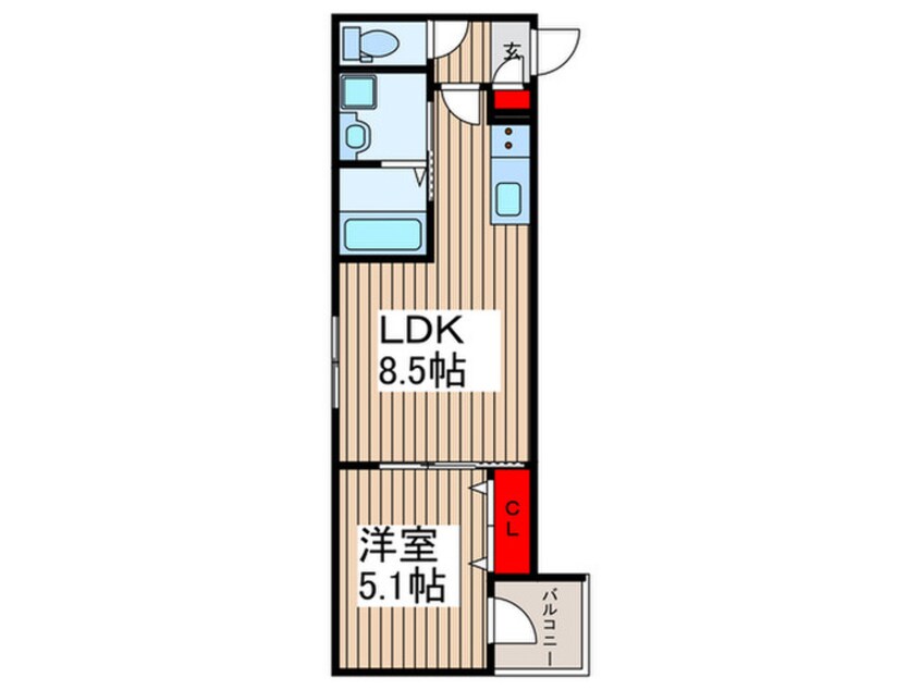 間取図 ｒｏｂｏｔ　ｈｏｍｅ北戸田