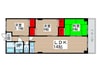 関第一ビル 3LDKの間取り