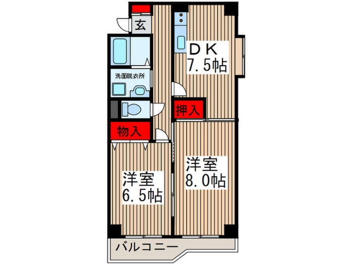 間取り図 本橋ハイツ
