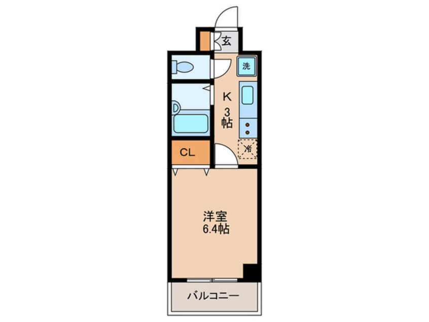 間取図 ドミール川崎