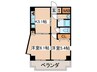 デイム橋本 2Kの間取り