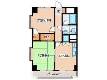 間取図 デイム橋本